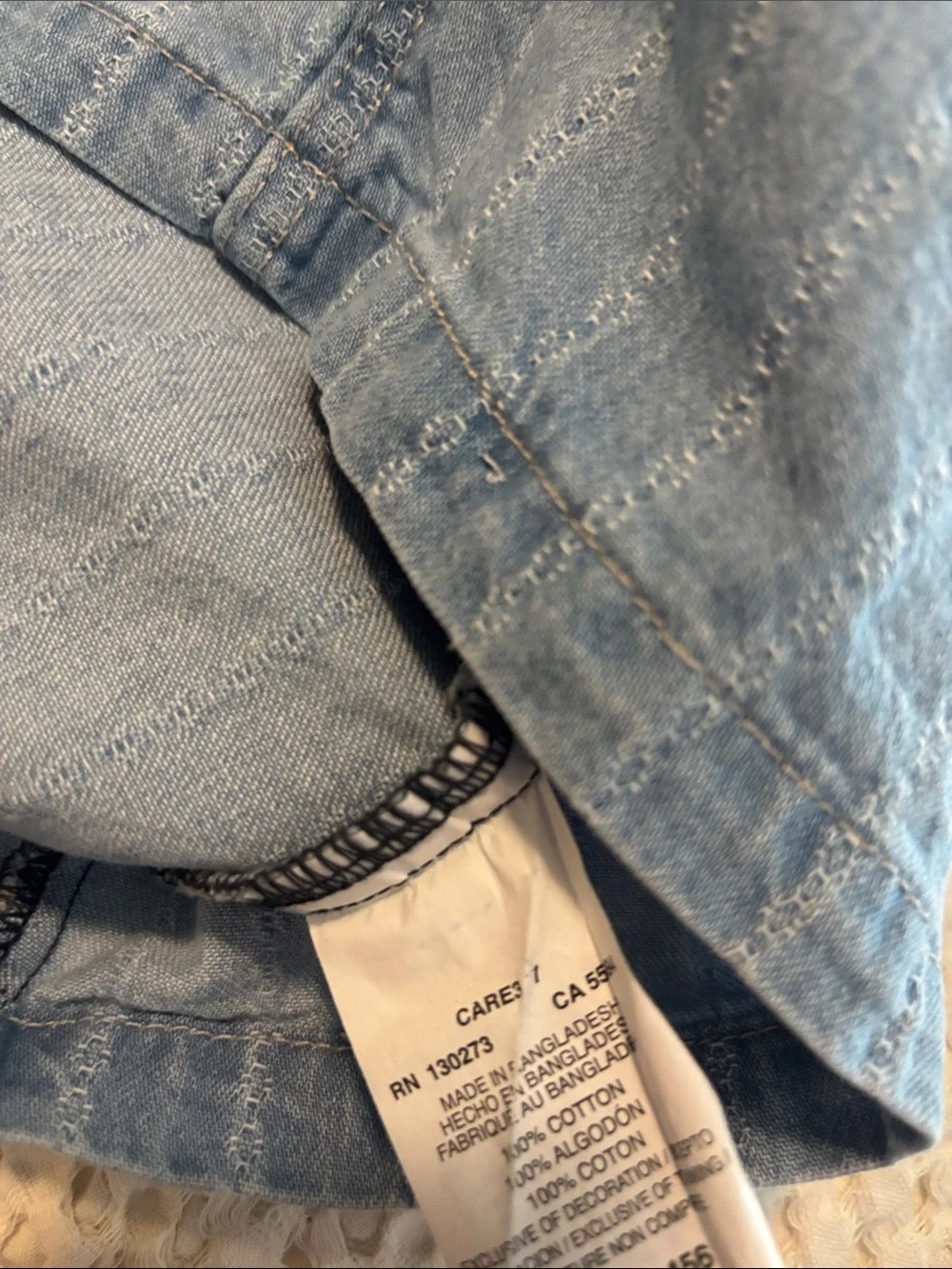Lee Workwear Light Wash Denim Overalls Dress Jumper Sz L